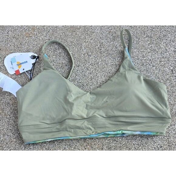 prAna Willow Falls Rever Top Sz M Elina Rever Bottom Sz L 3 In One Bikini NWT - Picture 4 of 9